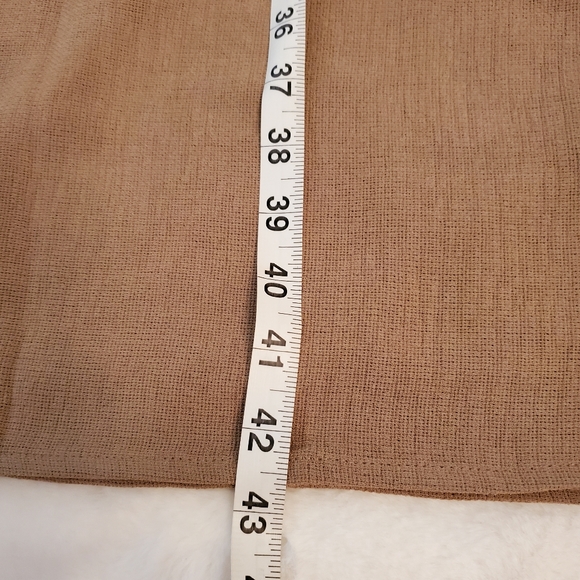 #128 SALE 🛑 L Mocha Khaki Fabulous Boho Wide Leg Solid Pleated Pants - Picture 8 of 11